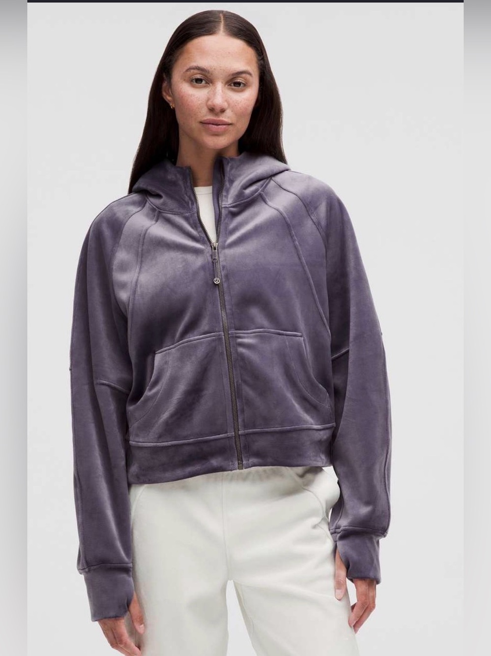 Lululemon Scuba Oversized Full- zip hoodie - purple velvet